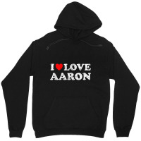 Distressed Grunge Worn Out Style I Love Aaron Tank Top Unisex Hoodie | Artistshot