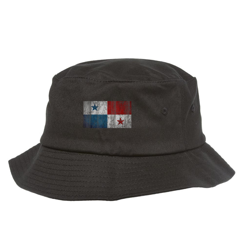 Patriotic Retro Flag Of Panama T Shirt Distressed Design T Shirt Bucket Hat by cm-arts | Artistshot