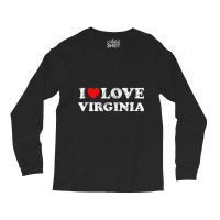 Distressed Grunge Worn Out Style I Love Virginia Tank Top Long Sleeve Shirts | Artistshot