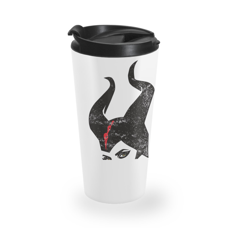 Funny Maleficent Mistress Of Evil Stylized Portrait Travel Mug | Artistshot