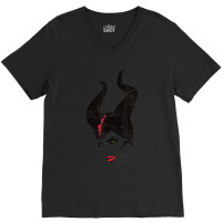 Funny Maleficent Mistress Of Evil Stylized Portrait V-neck Tee | Artistshot