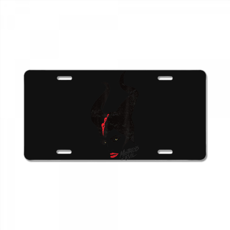 Funny Maleficent Mistress Of Evil Stylized Portrait License Plate | Artistshot