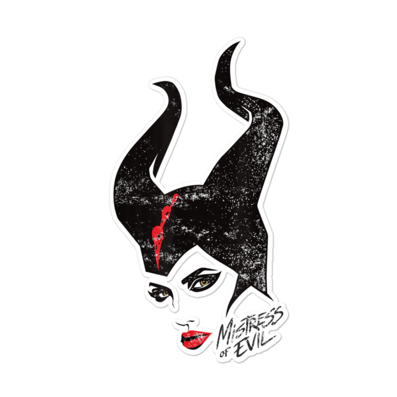 Funny Maleficent Mistress Of Evil Stylized Portrait Sticker | Artistshot