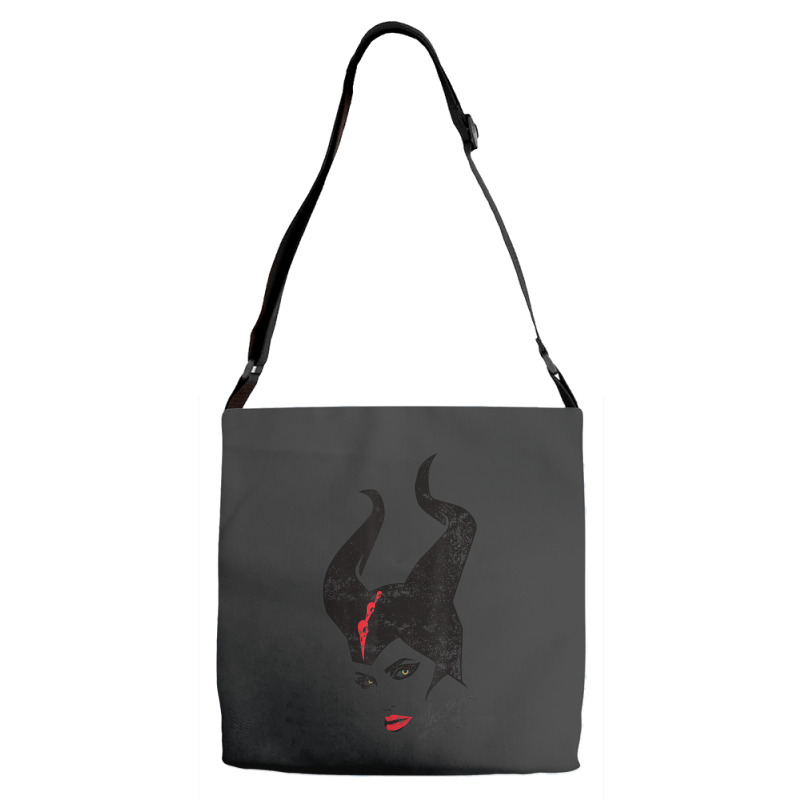 Funny Maleficent Mistress Of Evil Stylized Portrait Adjustable Strap Totes | Artistshot