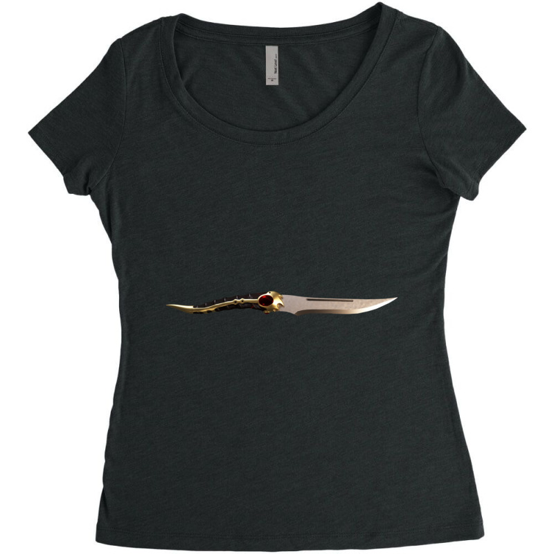 Valyrian Steel Daggar Women's Triblend Scoop T-shirt by cm-arts | Artistshot