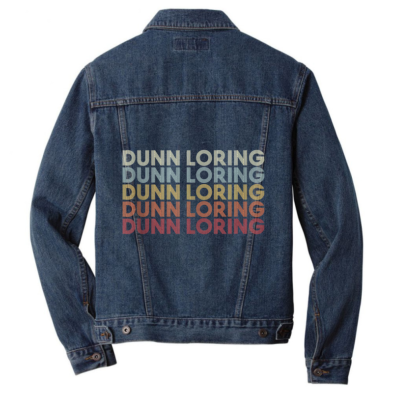 Dunn Loring Virginia Dunn Loring Va Retro Vintage Text Tank Top Men Denim Jacket | Artistshot