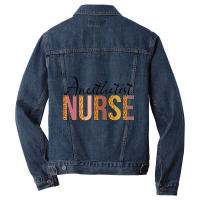 Leopard Anesthetist Nurse Print For Nursing Student Premium T Shirt Men Denim Jacket | Artistshot