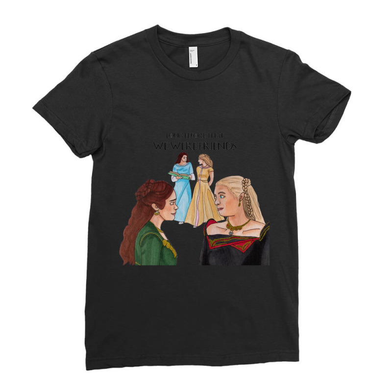 We Were Friends Ladies Fitted T-Shirt by cm-arts | Artistshot