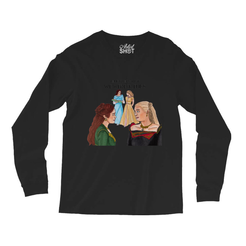 We Were Friends Long Sleeve Shirts by cm-arts | Artistshot