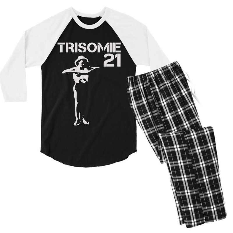 Trisomie 21  The Last Song Premium Men's 3/4 Sleeve Pajama Set | Artistshot