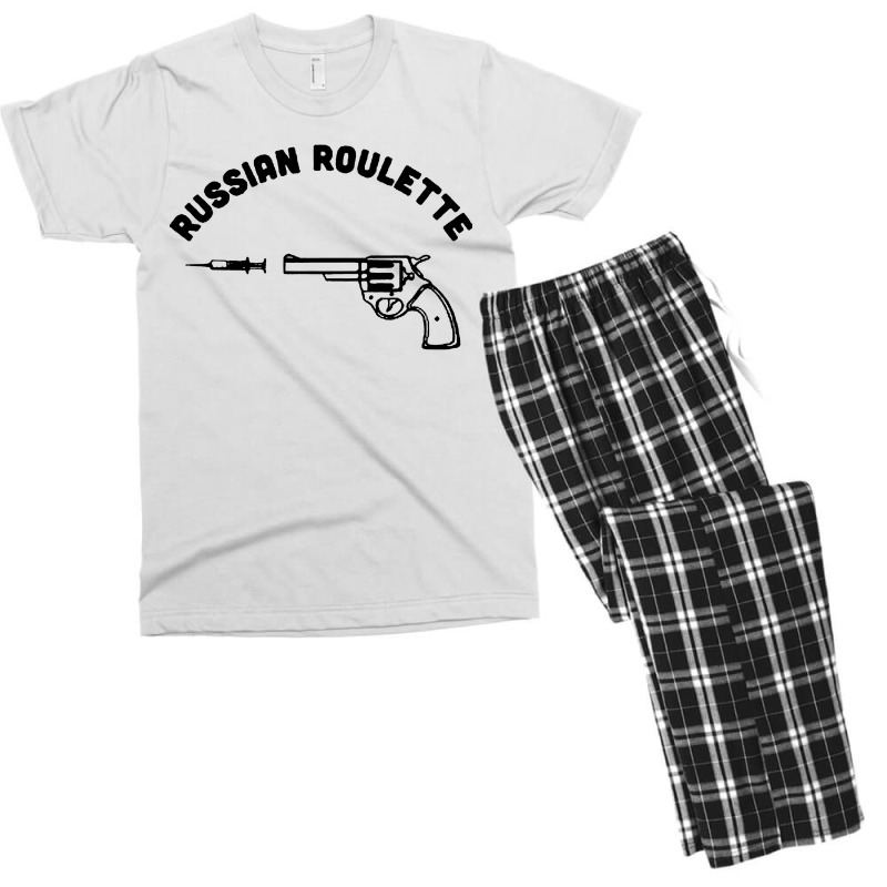 Russian Roulette Men's T-shirt Pajama Set | Artistshot