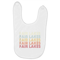 Fair Lakes Virginia Fair Lakes Va Retro Vintage Text Tank Top Baby Bibs | Artistshot