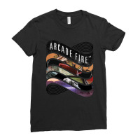 Arcade   Discography Ladies Fitted T-shirt | Artistshot