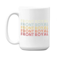 Front Royal Virginia Front Royal Va Retro Vintage Text Tank Top 15 Oz Coffee Mug | Artistshot