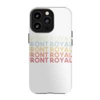 Front Royal Virginia Front Royal Va Retro Vintage Text Tank Top Iphone 13 Pro Case | Artistshot