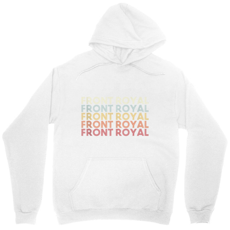 Front Royal Virginia Front Royal Va Retro Vintage Text Tank Top Unisex Hoodie | Artistshot