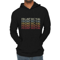 Front Royal Virginia Front Royal Va Retro Vintage Text Tank Top Lightweight Hoodie | Artistshot