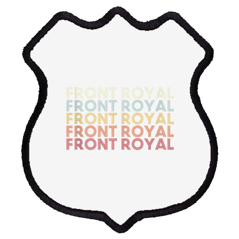 Front Royal Virginia Front Royal Va Retro Vintage Text Tank Top Shield Patch | Artistshot