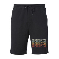 Front Royal Virginia Front Royal Va Retro Vintage Text Tank Top Fleece Short | Artistshot