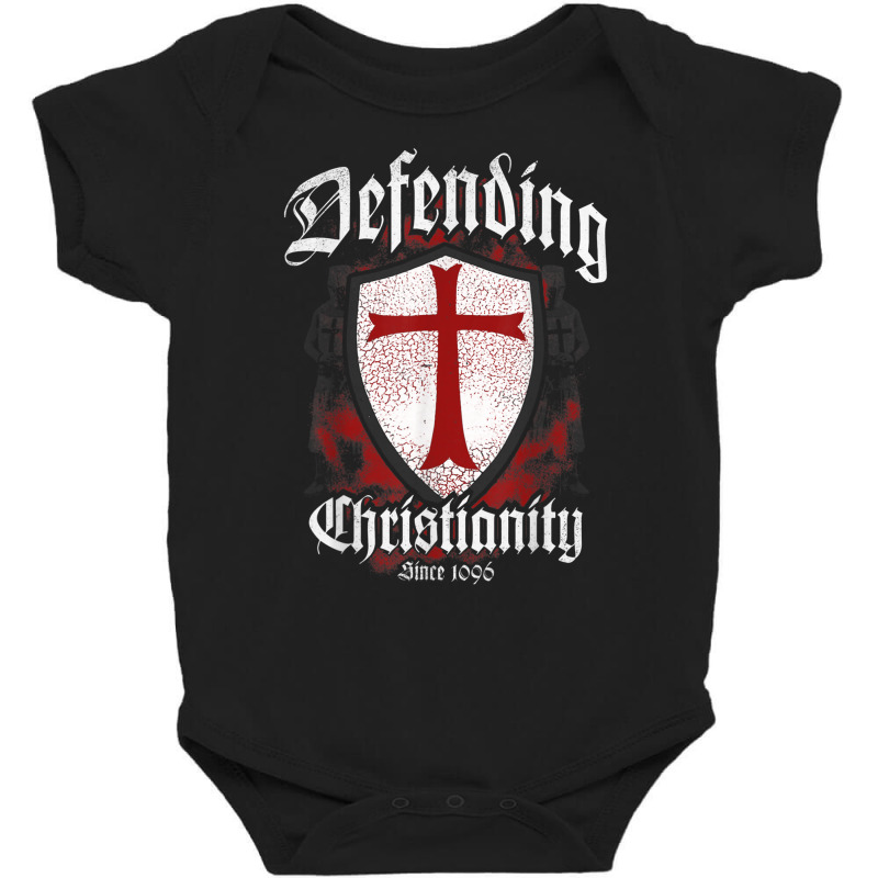 Crusader Knights Templar Warrior Of God T Shirt Baby Bodysuit | Artistshot