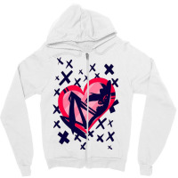 Angel Dust Love Heart Zipper Hoodie | Artistshot