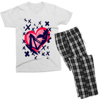 Angel Dust Love Heart Men's T-shirt Pajama Set | Artistshot