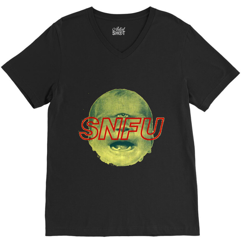 Snfu  And No One Else Wanted To Play V-neck Tee | Artistshot