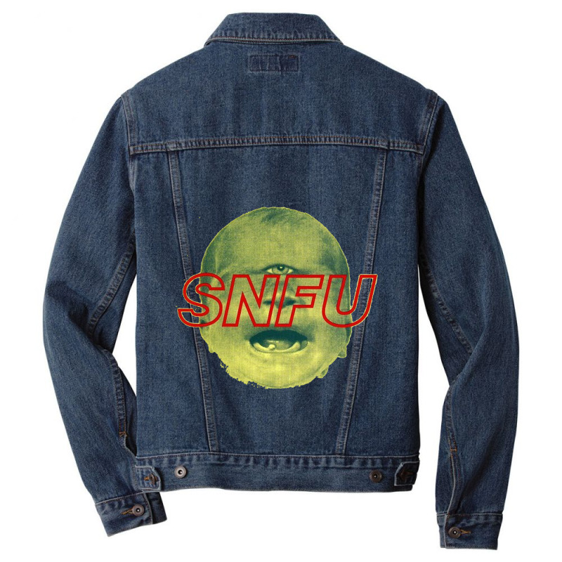 Snfu  And No One Else Wanted To Play Men Denim Jacket | Artistshot