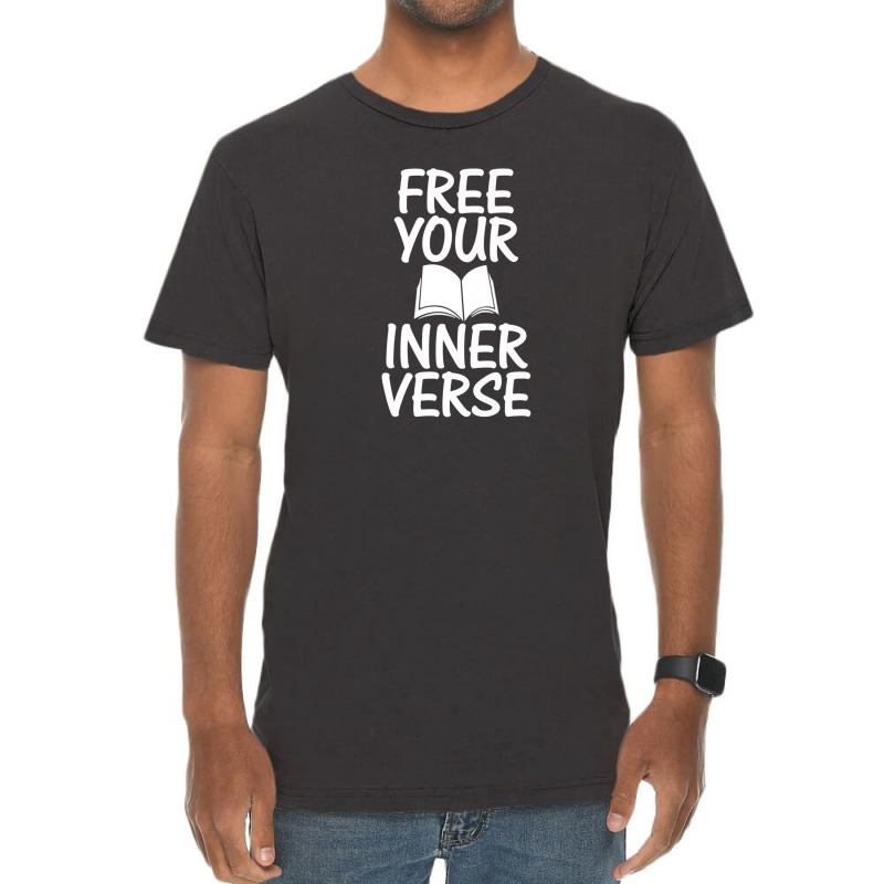 Literature Poem Lover Poetic Poetry Free Your Inner Verse Vintage T-shirt | Artistshot