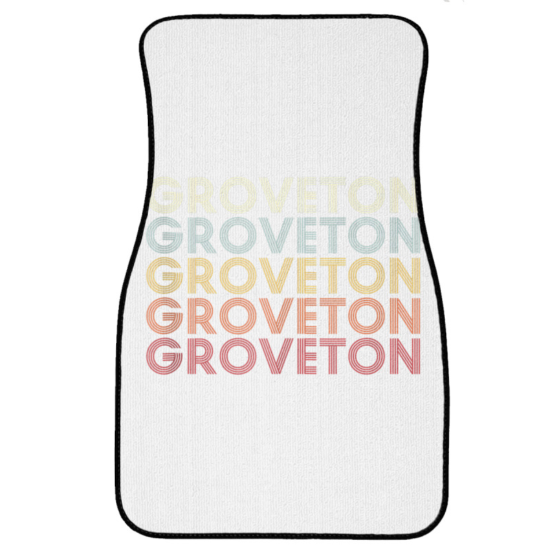 Groveton Virginia Groveton Va Retro Vintage Text Tank Top Front Car Mat | Artistshot