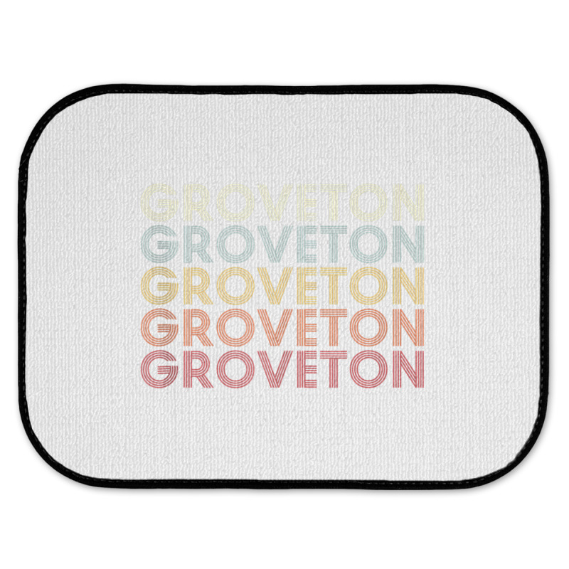 Groveton Virginia Groveton Va Retro Vintage Text Tank Top Rear Car Mat | Artistshot