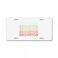 Groveton Virginia Groveton Va Retro Vintage Text Tank Top License Plate | Artistshot