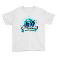 Surfing Design Surf Paradise At California Beach Raglan Baseball Tee Youth Tee | Artistshot