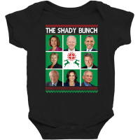 The Shady Bunch Pelosi Biden Obama Kamala Ugly Christmas T Shirt Baby Bodysuit | Artistshot