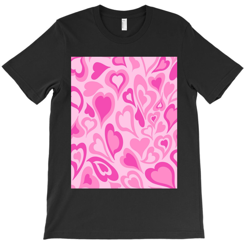 Preppy Aesthetic Hearts Pink Preppy Aesthetic Graphic T-shirt | Artistshot