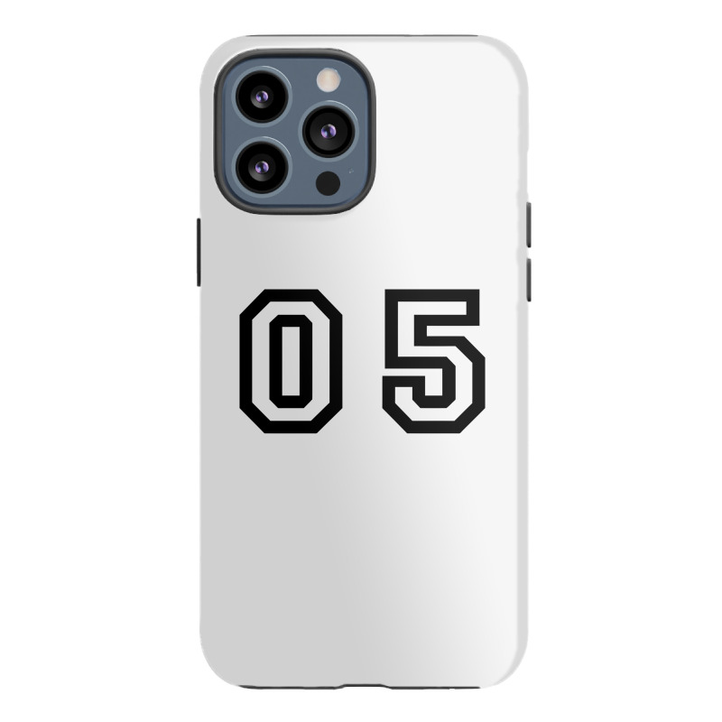 Number Zero Five   Number Five iPhone 13 Pro Max Case by pagersuek | Artistshot