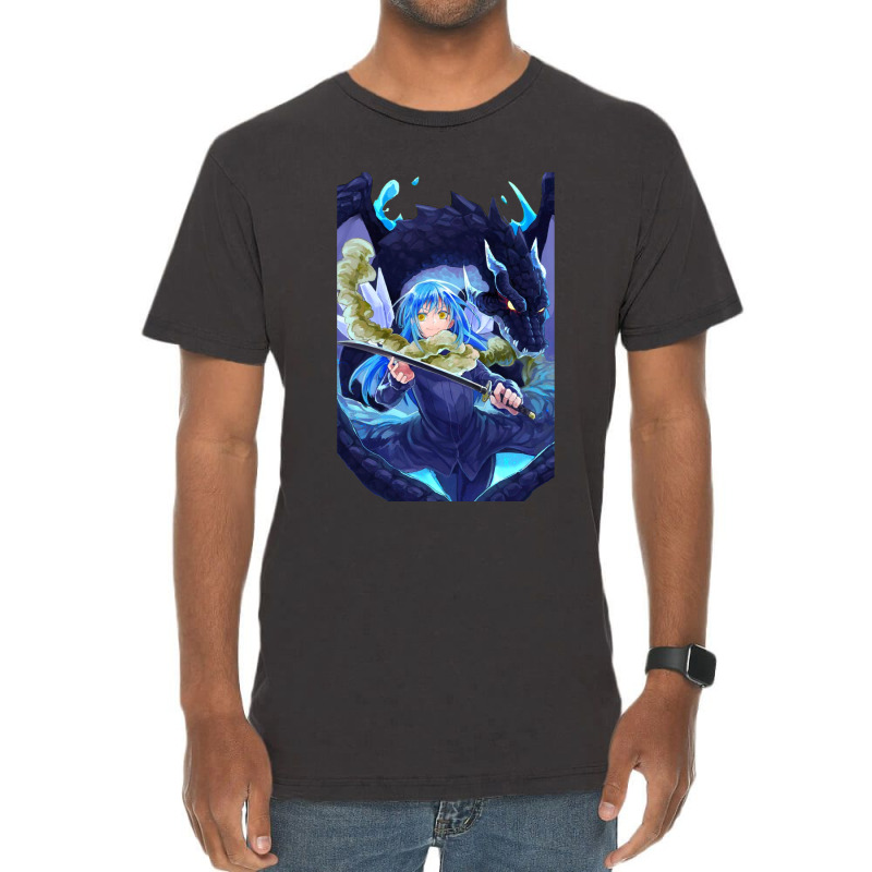 Rimuru And Dragon  (that Time I Got Reincarnated As A Slime) Vintage T-Shirt by cm-arts | Artistshot