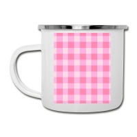 Preppy Pink Aesthetic Gingham Preppy Aesthetic Graphic Camper Cup | Artistshot