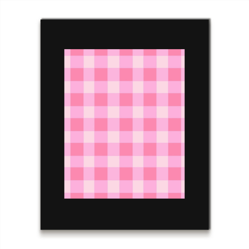 Preppy Pink Aesthetic Gingham Preppy Aesthetic Graphic Metal Print Vertical | Artistshot