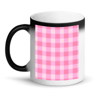 Preppy Pink Aesthetic Gingham Preppy Aesthetic Graphic Magic Mug | Artistshot