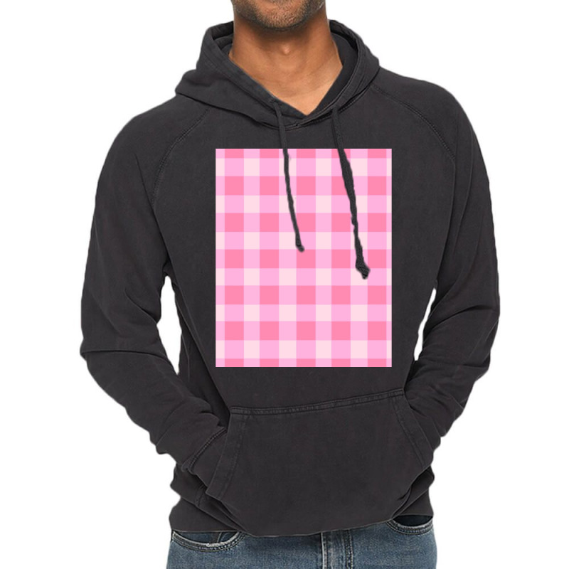 Preppy Pink Aesthetic Gingham Preppy Aesthetic Graphic Vintage Hoodie | Artistshot