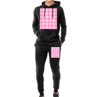 Preppy Pink Aesthetic Gingham Preppy Aesthetic Graphic Hoodie & Jogger Set | Artistshot