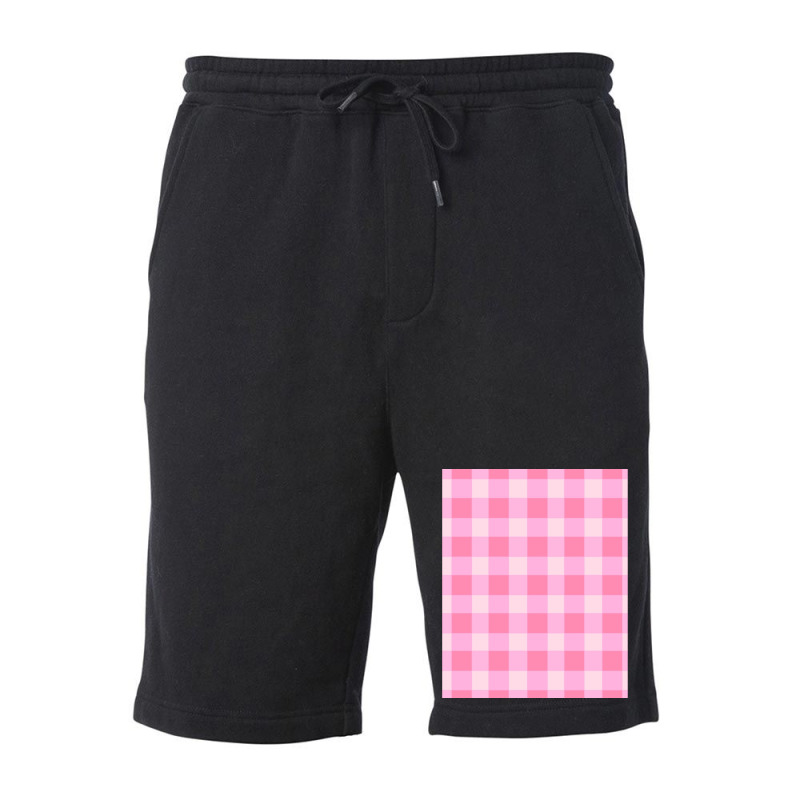 Preppy Pink Aesthetic Gingham Preppy Aesthetic Graphic Fleece Short | Artistshot