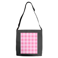 Preppy Pink Aesthetic Gingham Preppy Aesthetic Graphic Adjustable Strap Totes | Artistshot