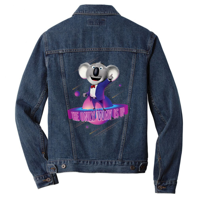 Sing 2 Buster Moon Retro Shooting Stars T Shirt Men Denim Jacket | Artistshot