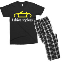 I Drive Topless (r)  Funny Convertible Car Cabrio Men's T-shirt Pajama Set | Artistshot