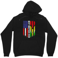 Retro Best Brother Ever American Guyana Flag Father's Day Unisex Hoodie | Artistshot