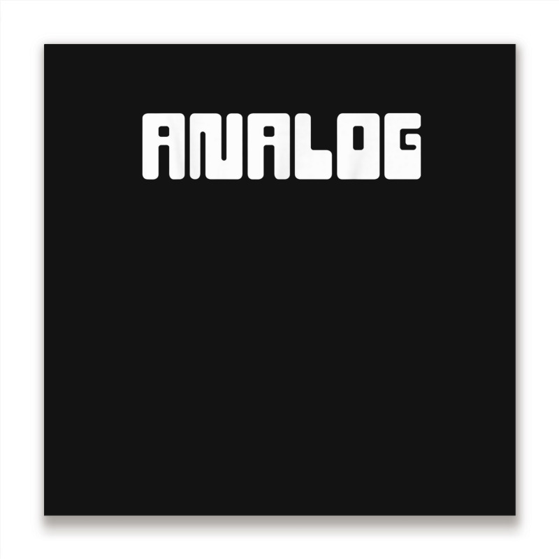 Analog Synthesizer Metal Print Square | Artistshot