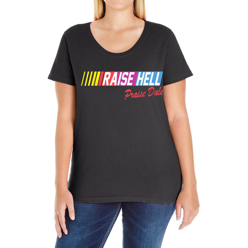 Raise Hell Praise Dale Vintage Ladies Curvy T-Shirt by SparkleTzeremes | Artistshot