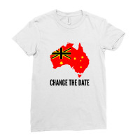 Invasion Day Change The Date Ladies Fitted T-shirt | Artistshot